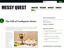 Tablet Screenshot of messyquest.com